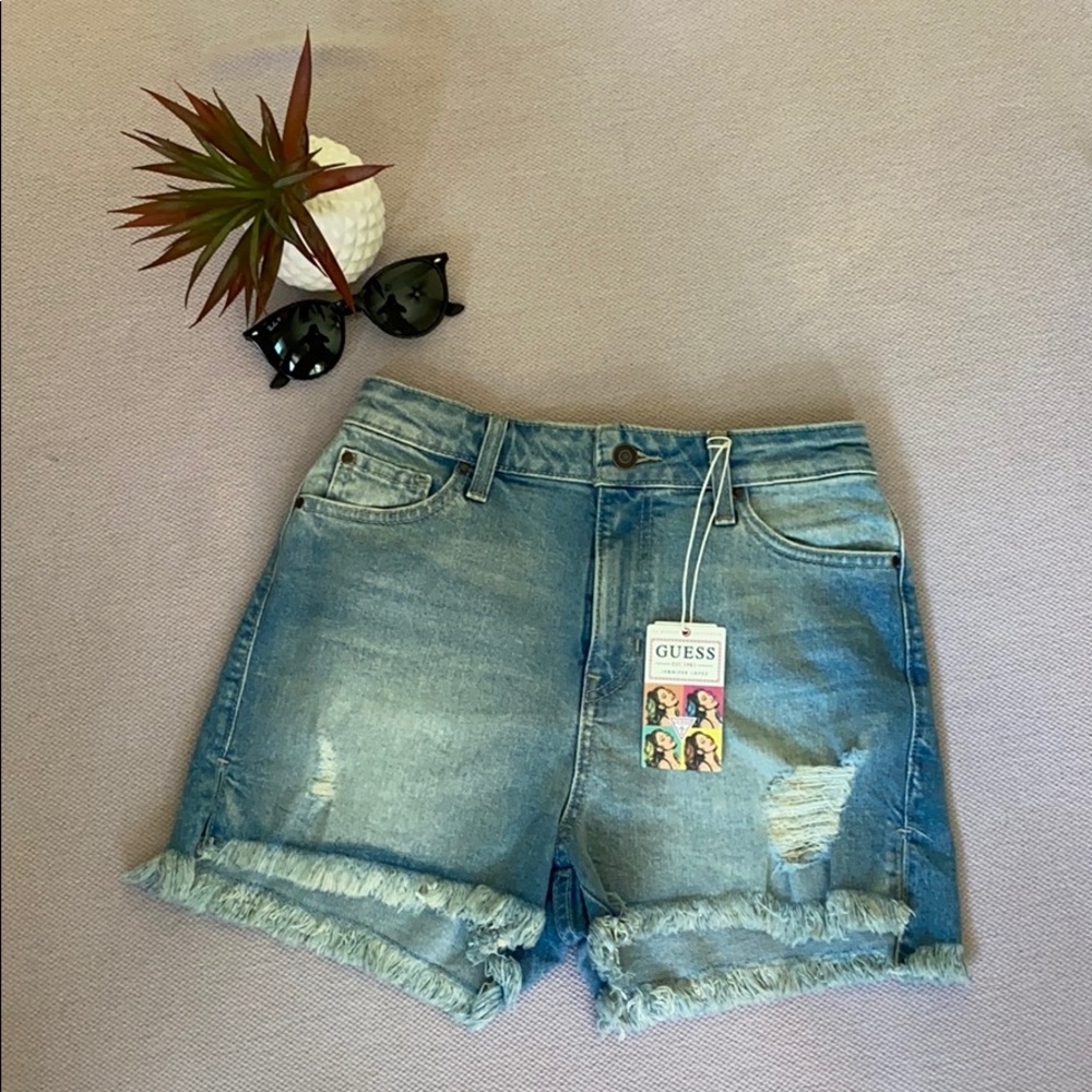Guess High- Rise Slip Shorts - Picture 2 of 9